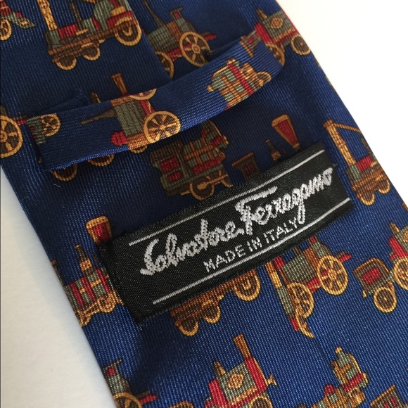 Vintage Ferragamo Silk Tie - Picture 4 of 6